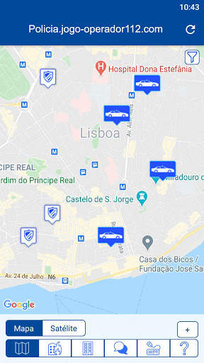 Jogo Operador 112 - Polícia screenshot 1
