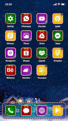 Wow Christmas Candy Theme screenshot 2
