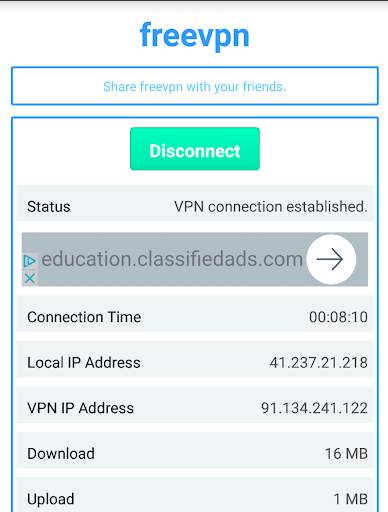 The Best free VPN اسرع تطبيق screenshot 1