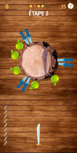 knife and apple game screenshot 2