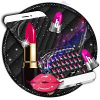 Pink Lipstick Keyboard Theme