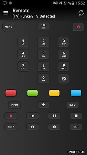 Remote for Telefunken TV screenshot 2