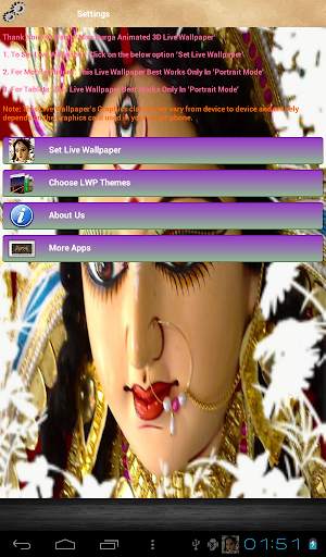 Jai Maa Durga Live Wallpaper screenshot 9