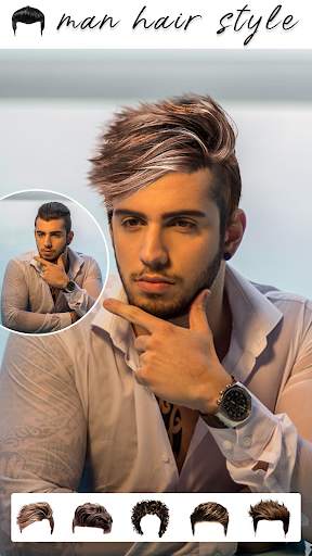 Smarty:Men Hairstyle Photo Edi screenshot 3