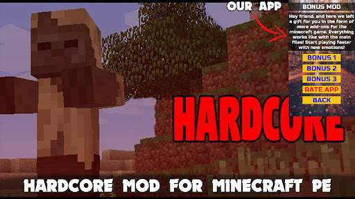 Hardcore Mod for Minecraft screenshot 2