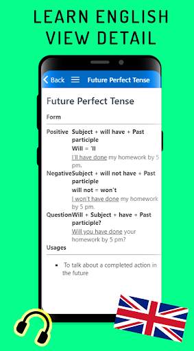 English Grammar Rules and Tenses скриншот 4