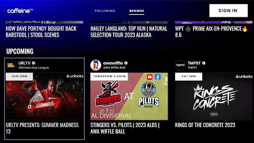 Caffeine: Live Streaming screenshot 8