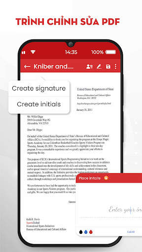 Chỉnh Sửa PDF: Ký Tên PDF screenshot 1