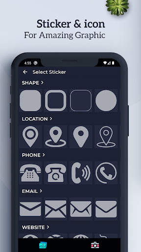 Business Card Maker Free Visiting Card Maker screenshot 5