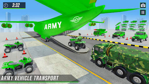Army Airplane Transport Games screenshot 2