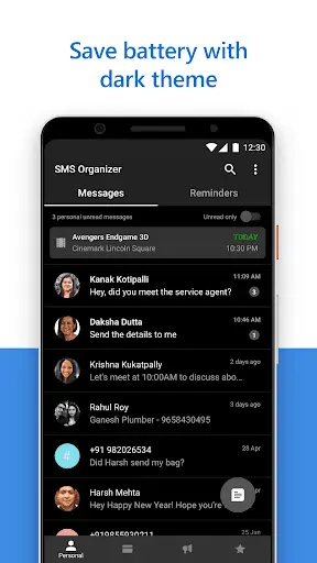 SMS Organizer screenshot 5