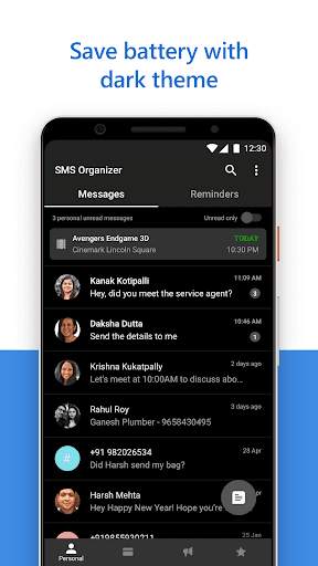 SMS Organizer screenshot 5