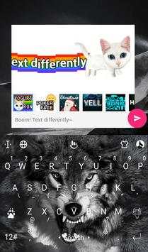 Wild Wolf Keyboard Theme screenshot 5