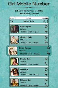 Girls Mobile Number : Search Girlfriend Number screenshot 3