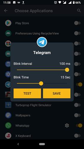 Flash alert on call and message - Blink Flashlight screenshot 7