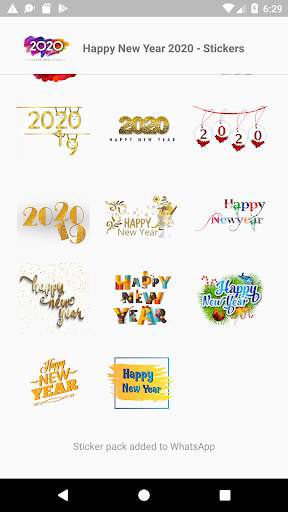 WASticker Apps - Happy New Year 2020 screenshot 3