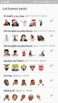 Stickers ecuatorianos 2.0 - WAStickerApps screenshot 3