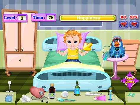 Baby is sick Girls Games screenshot 7