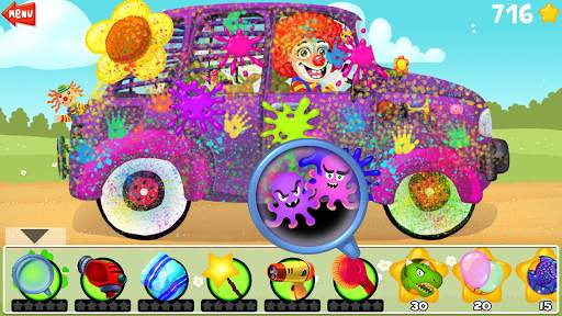Amazing Car Wash - For Kids PE screenshot 15
