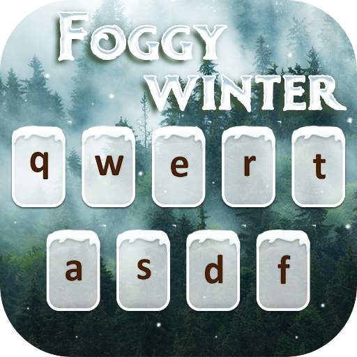 Foggy winter animated keyboard 1.0