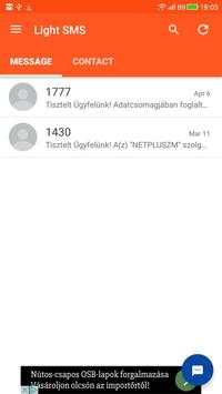 Light SMS screenshot 2