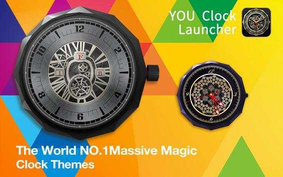 YOU Clock Launcher-Smart,Small screenshot 1