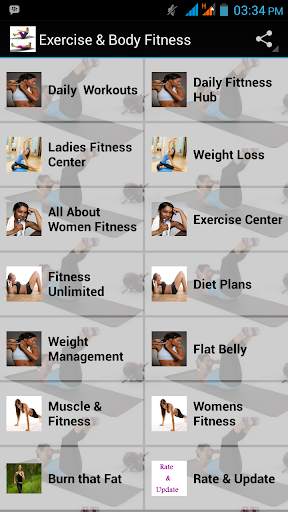 Exercise & Body Fitness screenshot 1