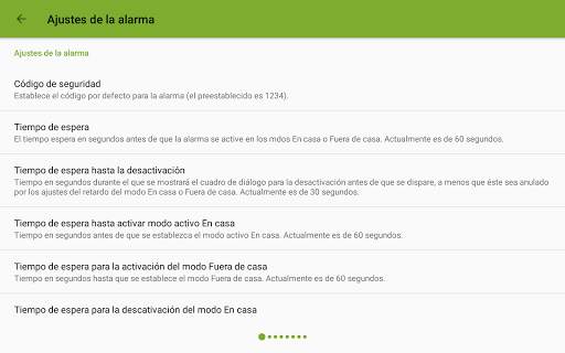 Panel de Control de Alarma MQTT screenshot 7