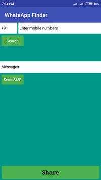 WhatsApp Finder screenshot 1