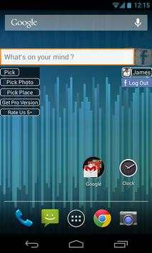 Facebook Status Update Widget screenshot 8