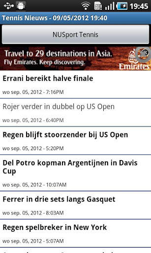 Tennis News screenshot 1