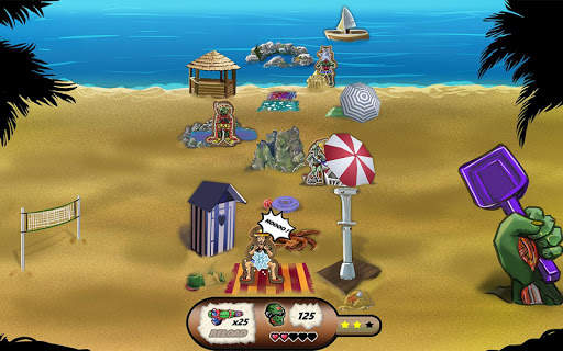 Zombies di pantai screenshot 6