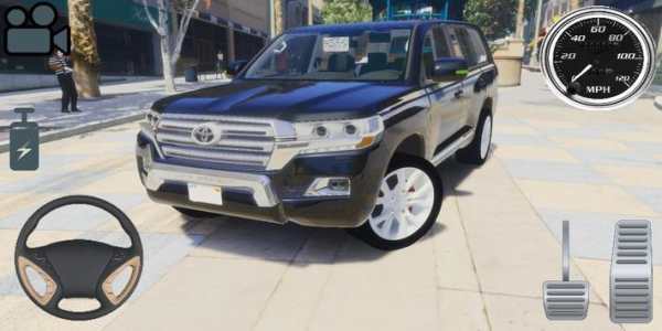 Driving SUV Toyota Land Cruiser Simulator screenshot 1
