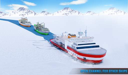 Arctic Ice Breaker Cruise Ship Driving Simulator screenshot 7