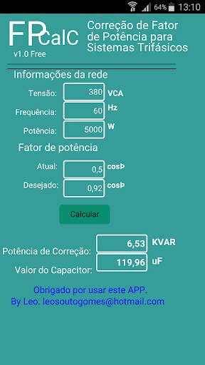 FP Calc screenshot 1