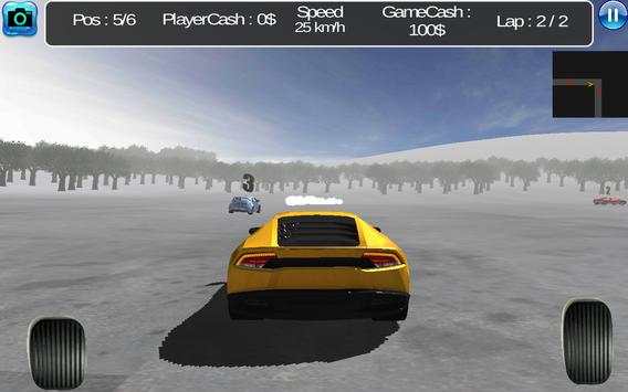 Snow Car Racing screenshot 7