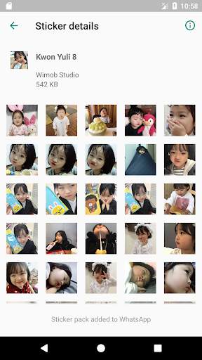 Wa Kwon Yuli Sticker for WAStickerApps screenshot 3