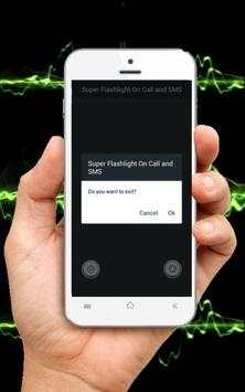 Super Flashlight on Call and SMS screenshot 5