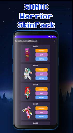 NEW Sonic's BOOM Skin for MCPE screenshot 4