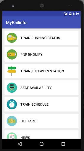 Indian Rail Train Info IRCTC screenshot 1