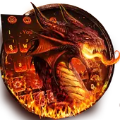 Red Fire Dragon Keyboard Theme icon