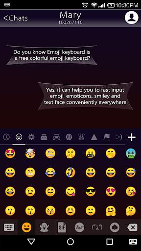 Black Neon Wallpaper for Emoji Keyboard screenshot 2