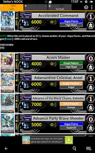 Cardfight Vanguard Database screenshot 10