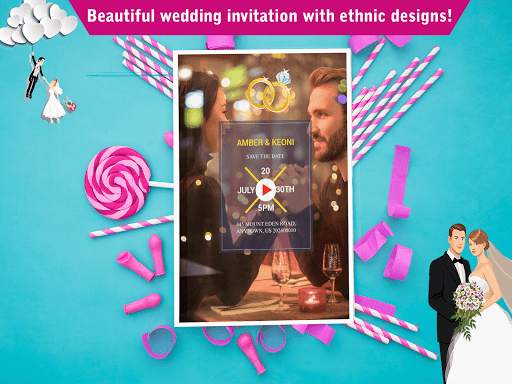 Wedding Card Design & Photo Video Maker With Music screenshot 20