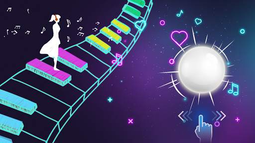 Color Tiles Beat - Rhythm Tiles hop ball screenshot 1
