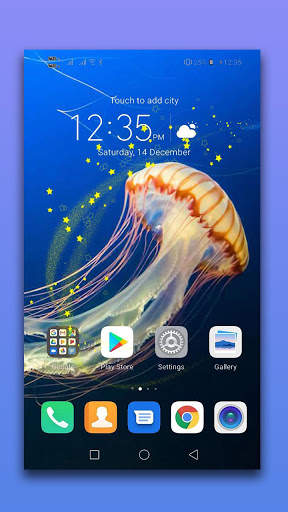 Sea Medusa Live Wallpaper screenshot 1