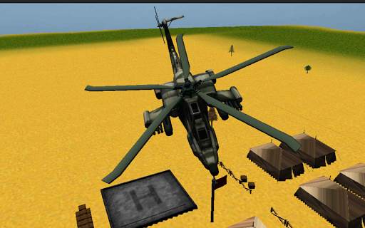 Combat helicopter 3D flight screenshot 3