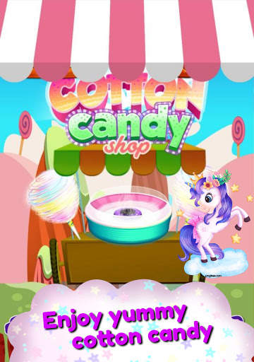 Make & Eat Candy Game: Cute Cotton Candy Games screenshot 1