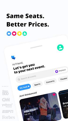 TickPick - Live Event Tickets screenshot 1