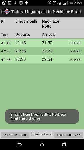 Hyderabad MMTS Train Timetable screenshot 3